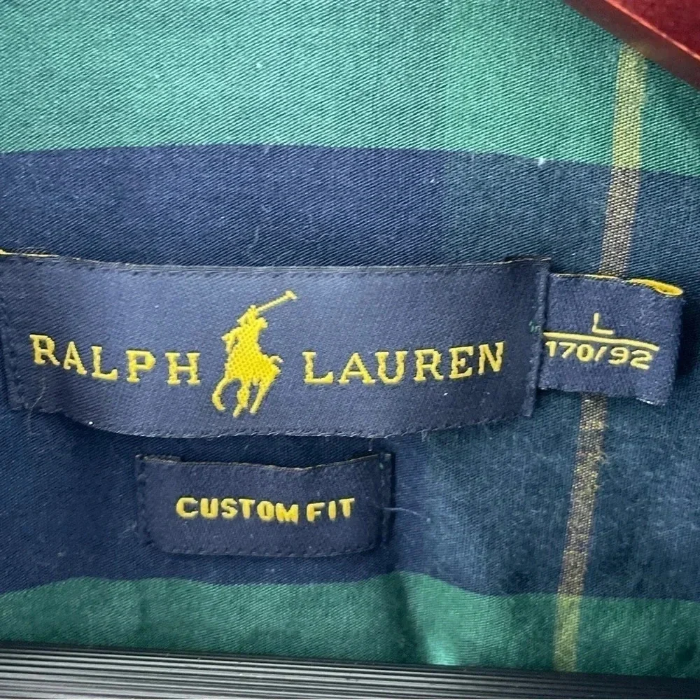Ralph Lauren youth size L Long Sleeve Button Down Shirt plaid 1479